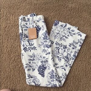 Reformation: Cynthia toile high rise straight jeans